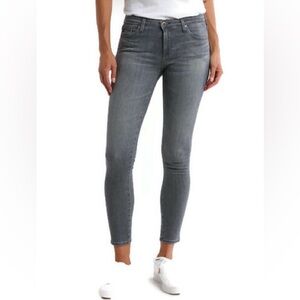 AG Adriano Goldschmied The Legging Ankle Women’s Gray Super Skinny Jeans Size 30